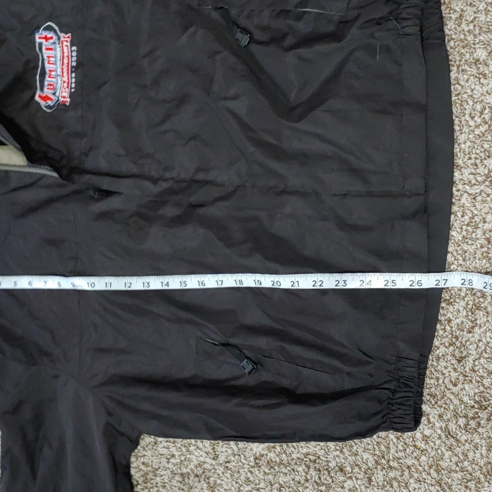 VTG Summit Racing 35th Anniversary Jacket Mens Black Hooded Windbreaker Size XXL - Picture 7 of 9